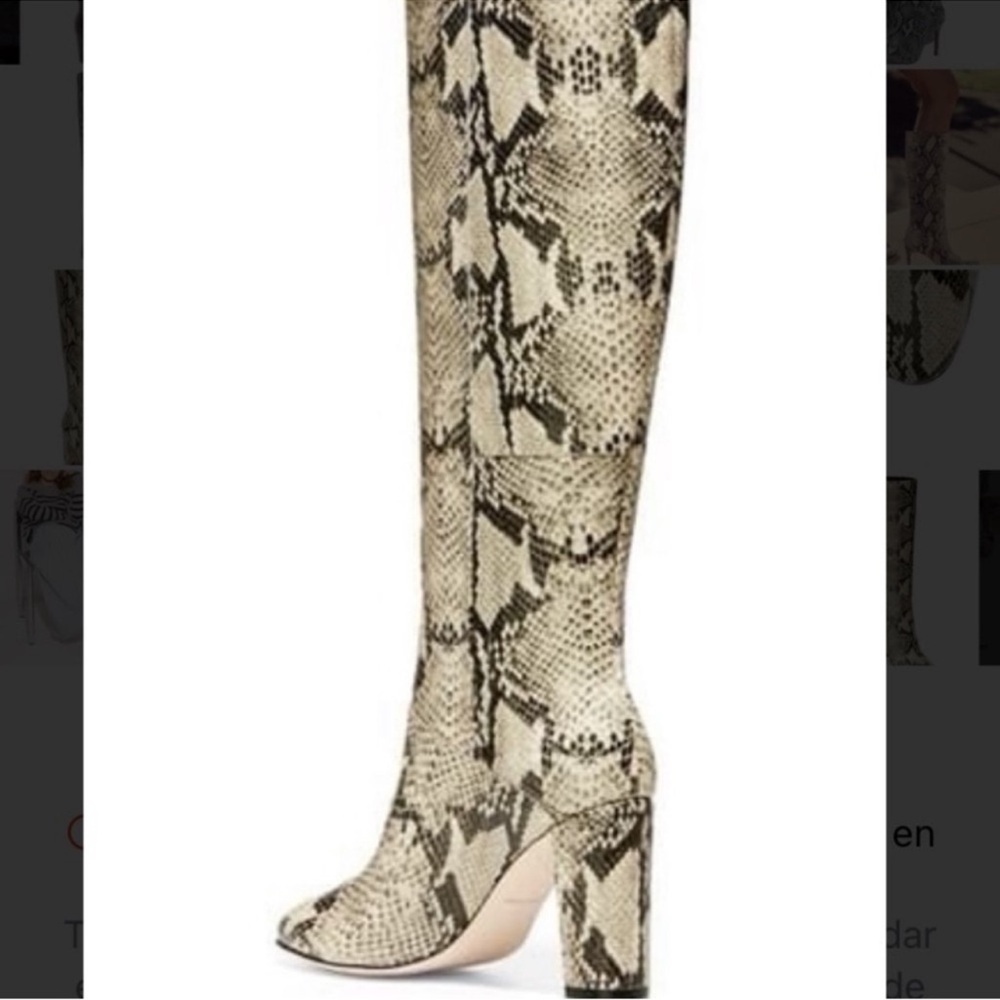 Cole Haan
Glenda Snake EmbossedLeather Knee high - Picture 4 of 5